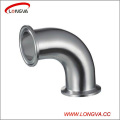 45 Degree Sanitary Stainless Steel Pipe Fitting Clamped Elbow